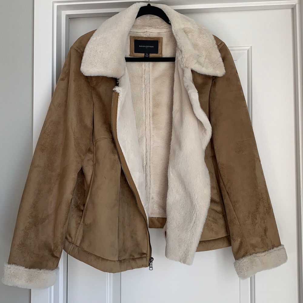 Banana republic factory faux sterling moto jacket